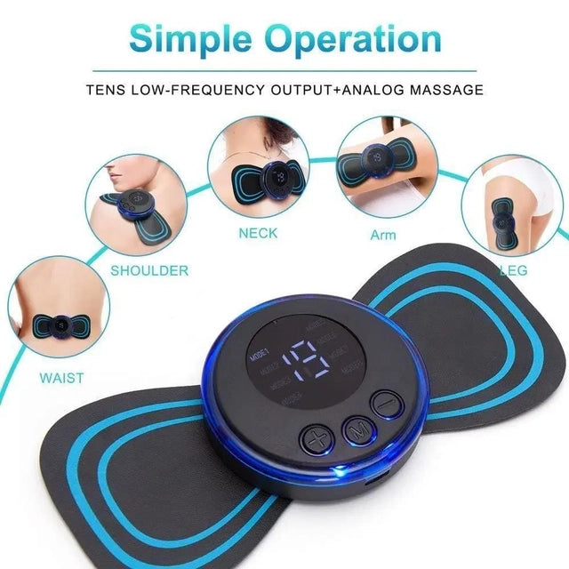 Velmora™ Portable Electric Massager – Deep Tissue Relief for Neck, Back & Shoulders