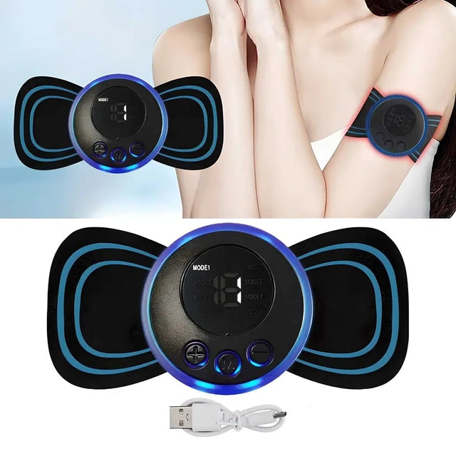 Velmora™ Portable Electric Massager – Deep Tissue Relief for Neck, Back & Shoulders